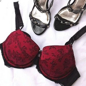 Lace Print Bra
